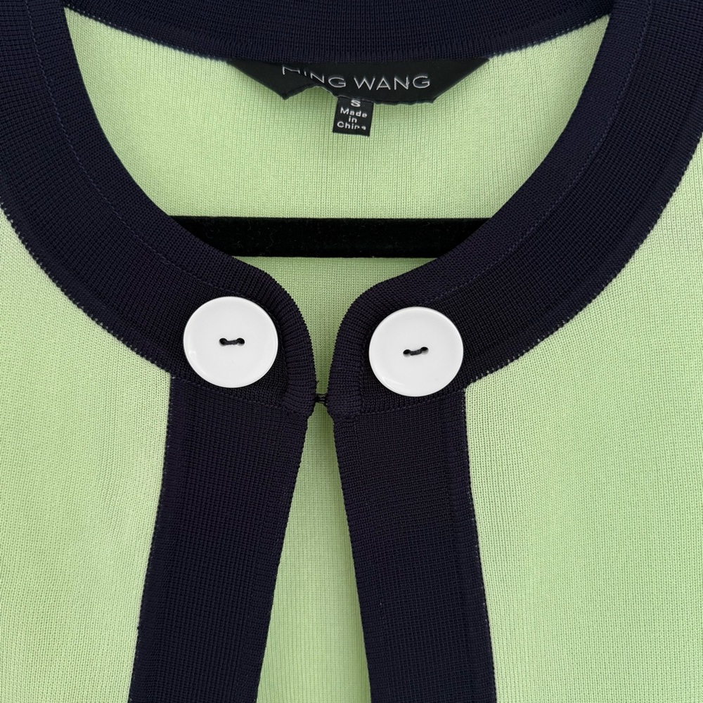MING WANG | designer knit cardigan - Picture 3 of 11